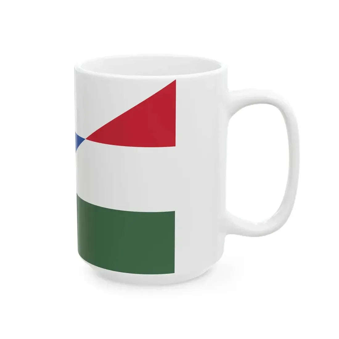 Flag of Slovakia and Hungary (Hungary) White Coffee Mug - Go Mug Yourself