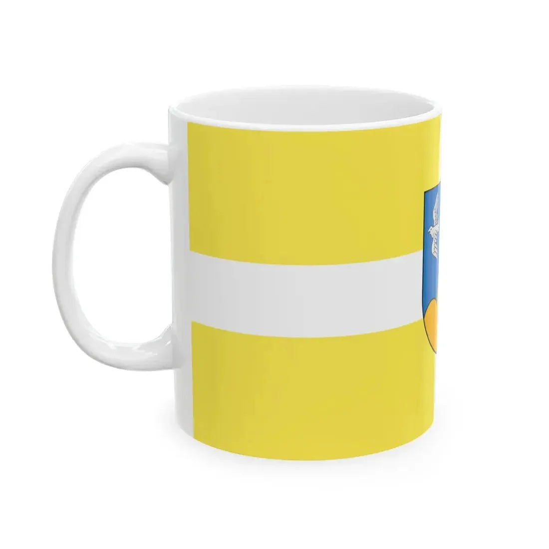 Flag of Smiltene (Latvia) White Coffee Mug - Go Mug Yourself