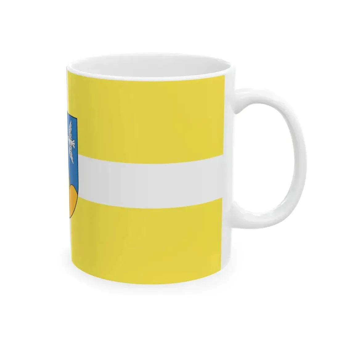 Flag of Smiltene (Latvia) White Coffee Mug - Go Mug Yourself