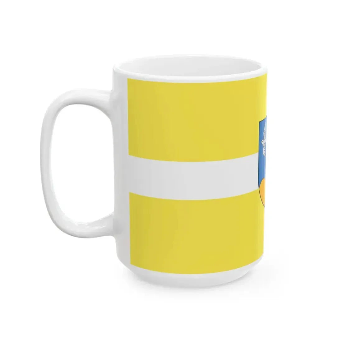 Flag of Smiltene (Latvia) White Coffee Mug - Go Mug Yourself