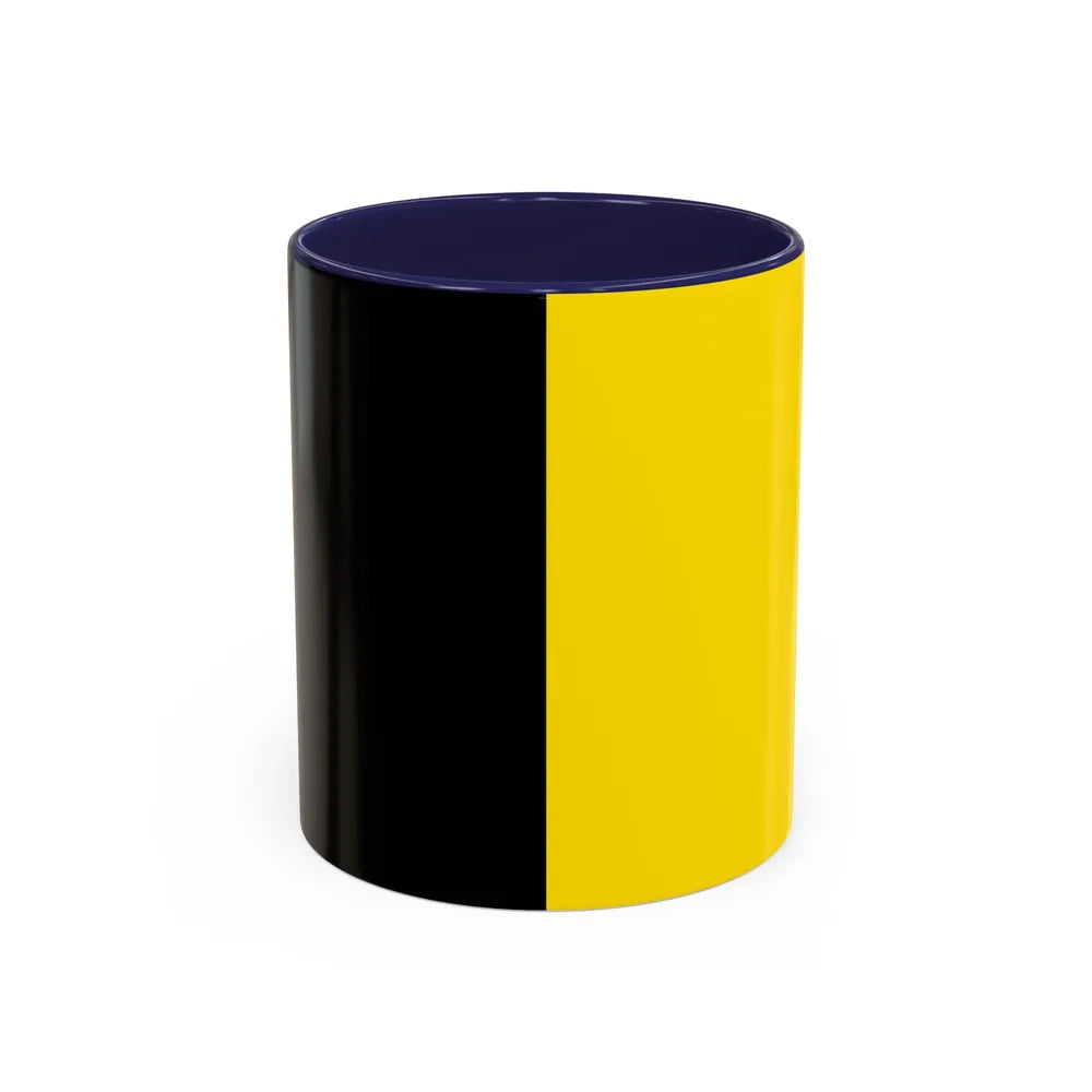 Flag of Sneek the second city of the province of Friesland Netherlands - Accent Coffee Mug 11oz Navy - Go Mug Yourself