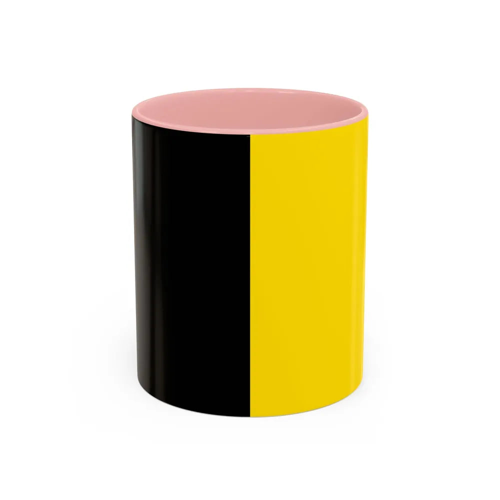Flag of Sneek the second city of the province of Friesland Netherlands - Accent Coffee Mug 11oz Pink - Go Mug Yourself