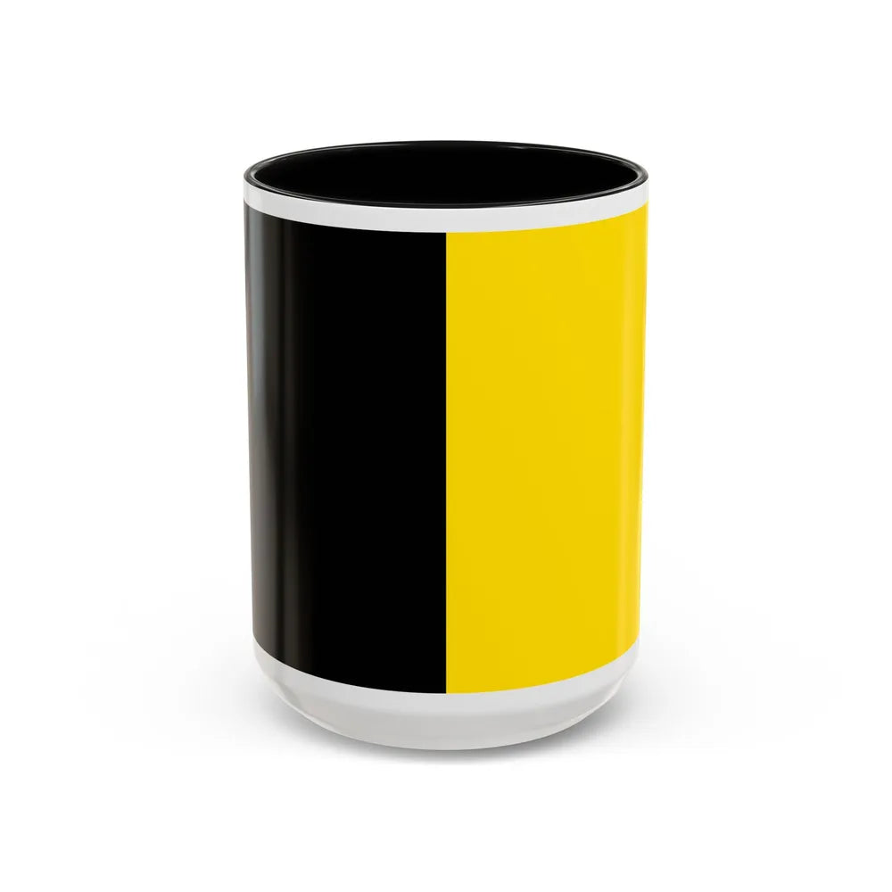 Flag of Sneek the second city of the province of Friesland Netherlands - Accent Coffee Mug 15oz Black - Go Mug Yourself