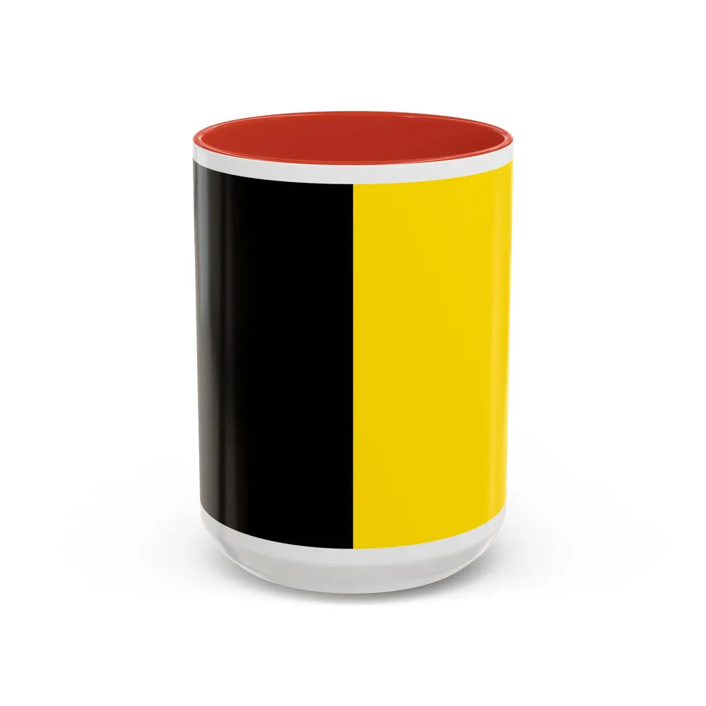 Flag of Sneek the second city of the province of Friesland Netherlands - Accent Coffee Mug 15oz Red - Go Mug Yourself