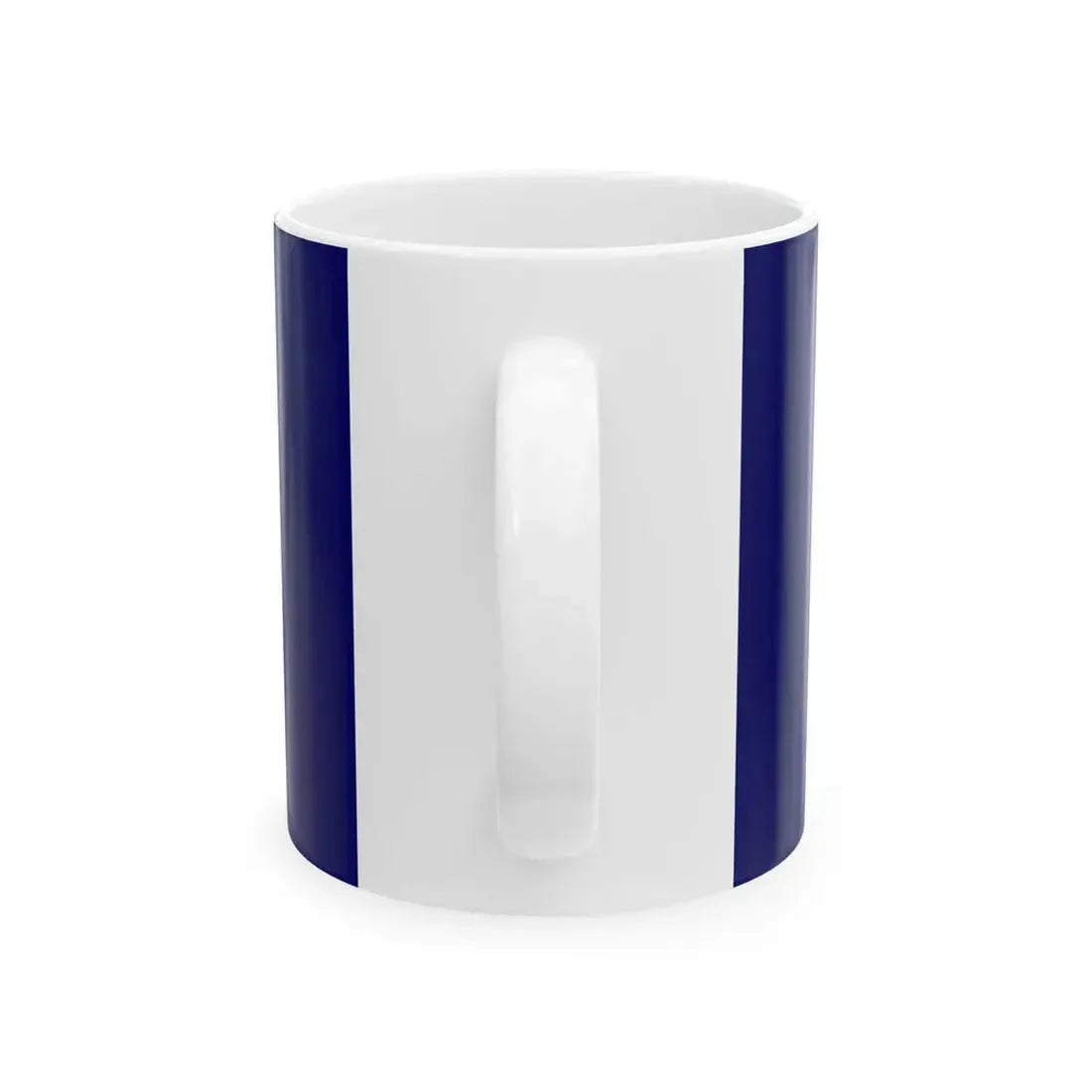 Flag of Social Democracy Serbia variant (Serbia) White Coffee Mug - Go Mug Yourself