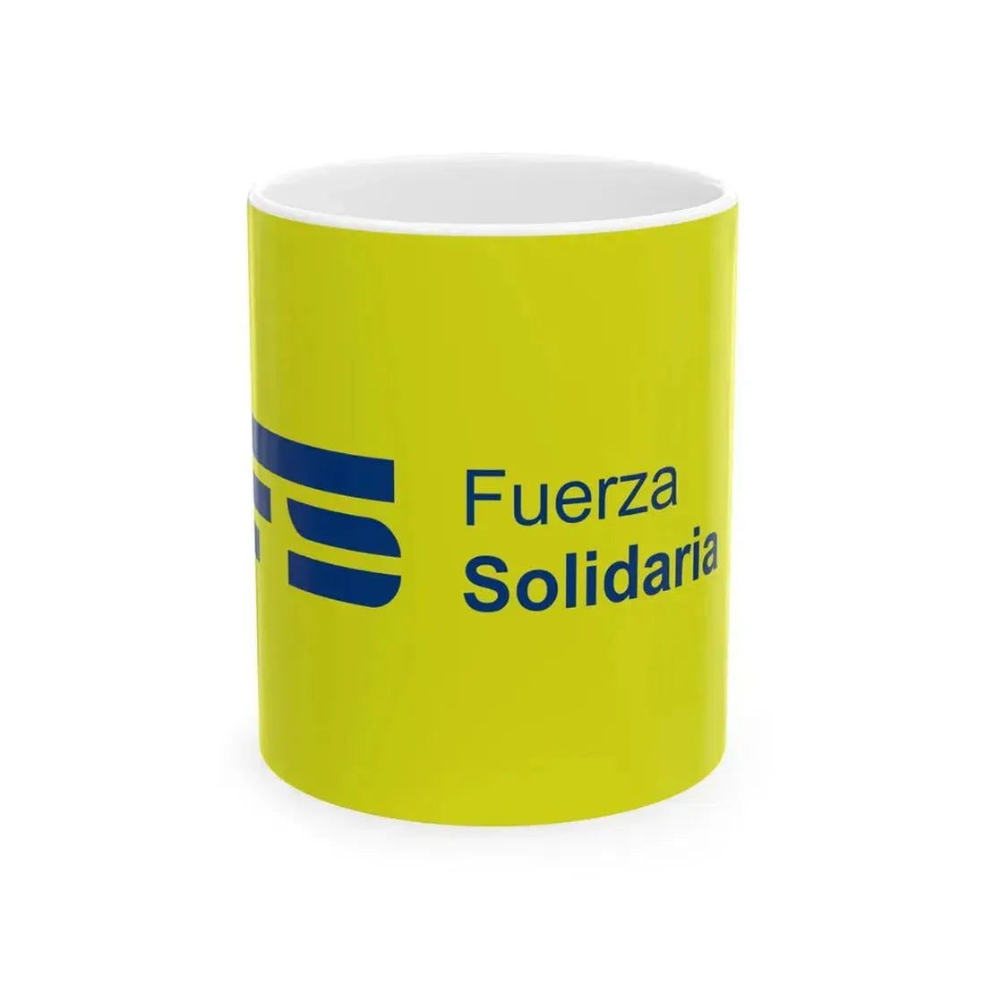 Flag of Solidarity Force (El Salvador) White Coffee Mug 11oz - Go Mug Yourself