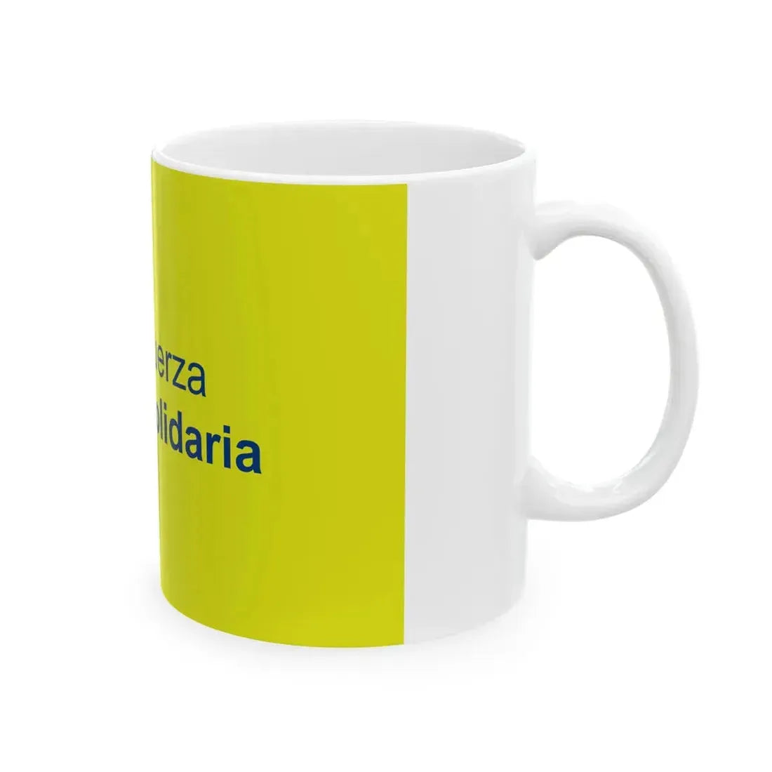 Flag of Solidarity Force (El Salvador) White Coffee Mug - Go Mug Yourself