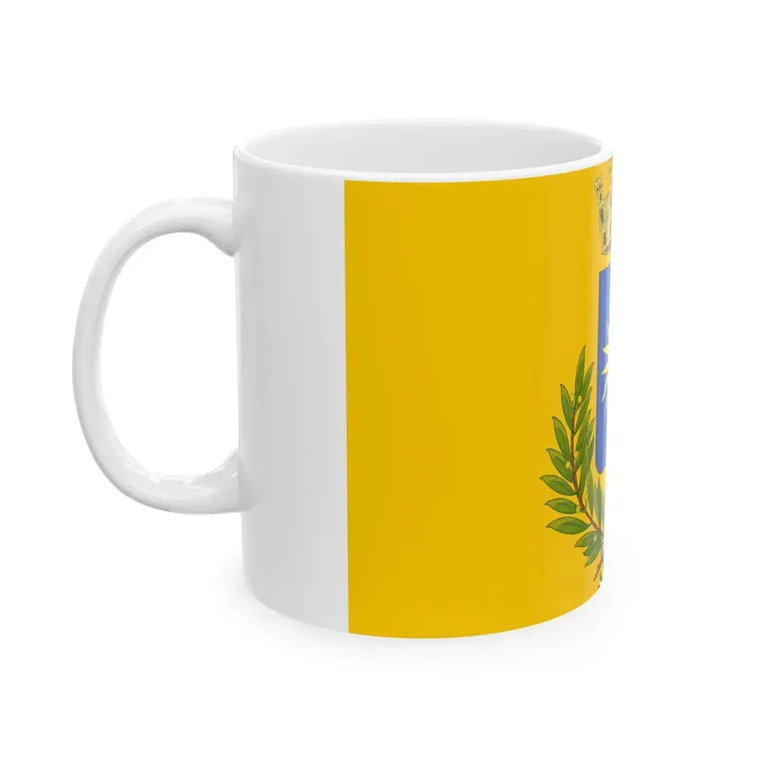 Flag of Soliera (Italy) White Coffee Mug - Go Mug Yourself