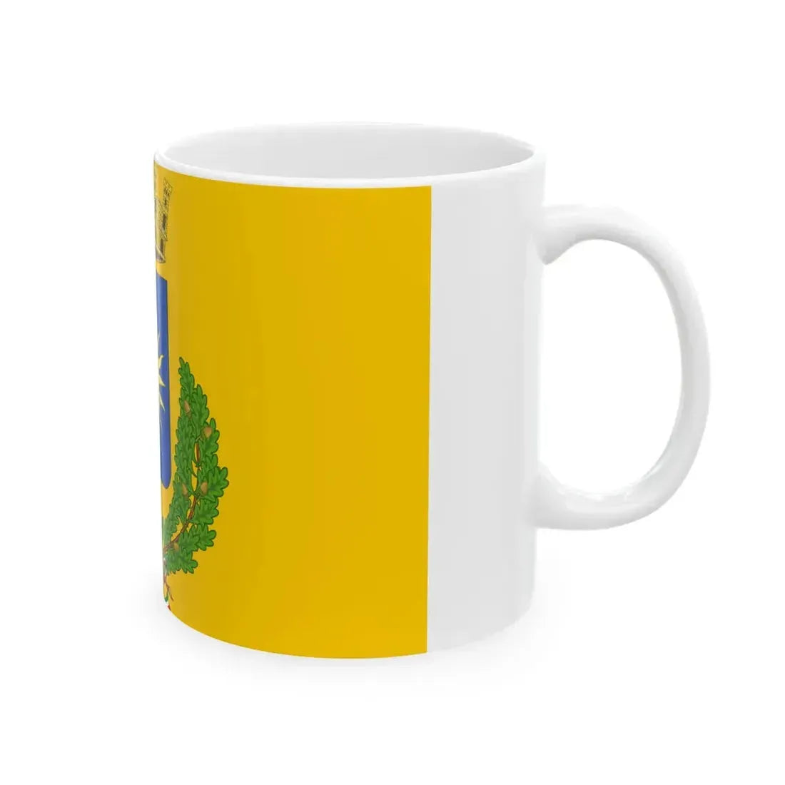 Flag of Soliera (Italy) White Coffee Mug - Go Mug Yourself