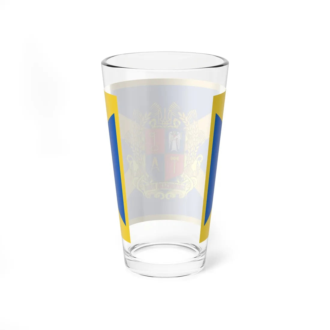 Flag of Solomianka district (Ukraine) Pint Glass 16oz - Go Mug Yourself