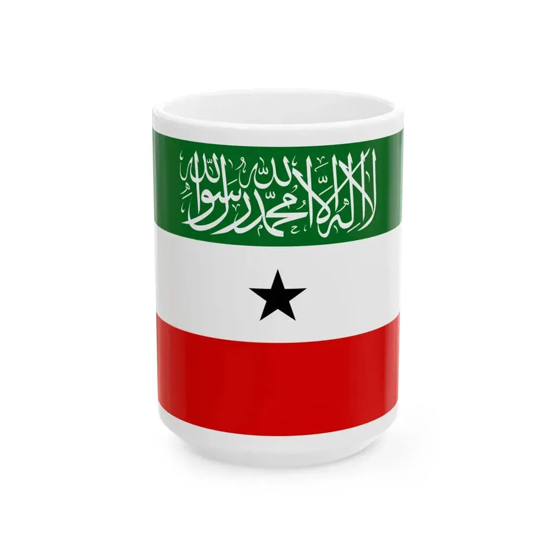 Flag of Somaliland (Mali) White Coffee Mug 15oz - Go Mug Yourself