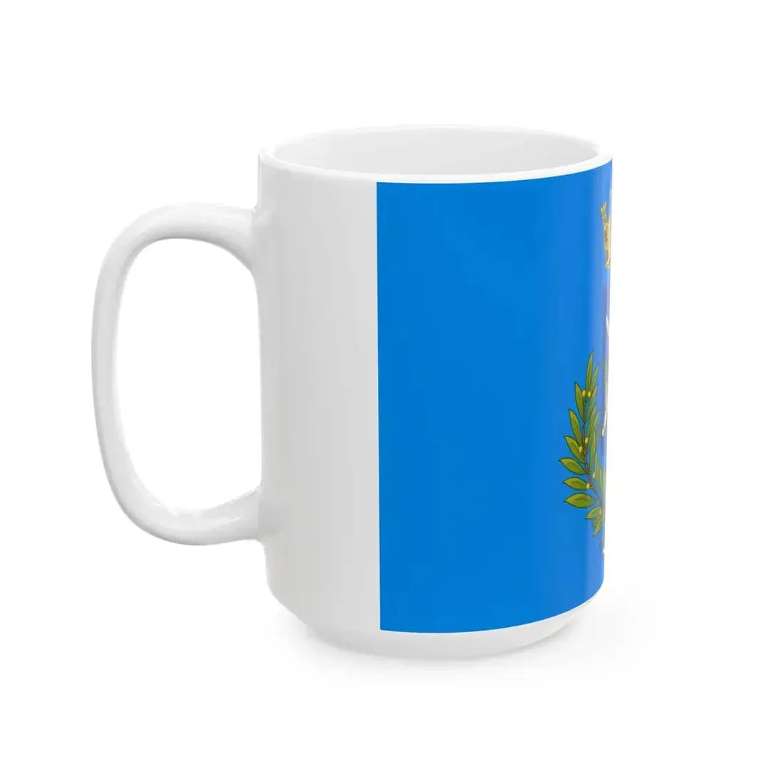 Flag of Sondrio City (Italy) White Coffee Mug - Go Mug Yourself