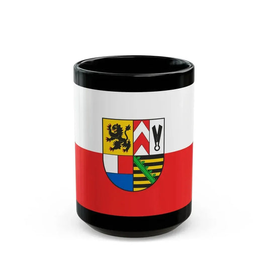 Flag of Sonneberg Germany - Black Coffee Mug 15oz - Go Mug Yourself