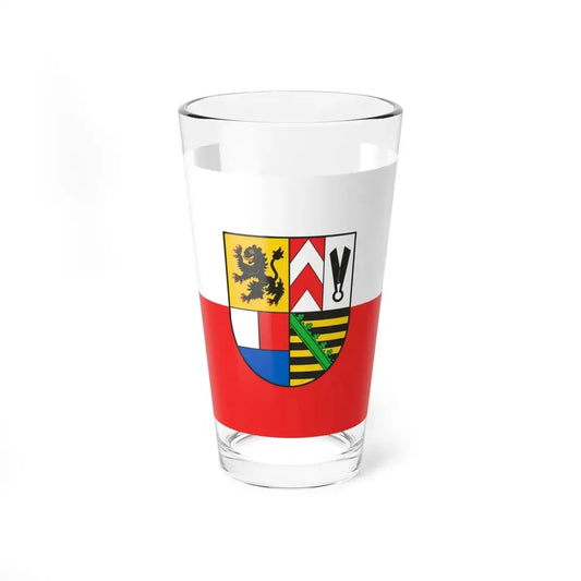 Flag of Sonneberg Germany - Pint Glass 16oz 16oz - Go Mug Yourself