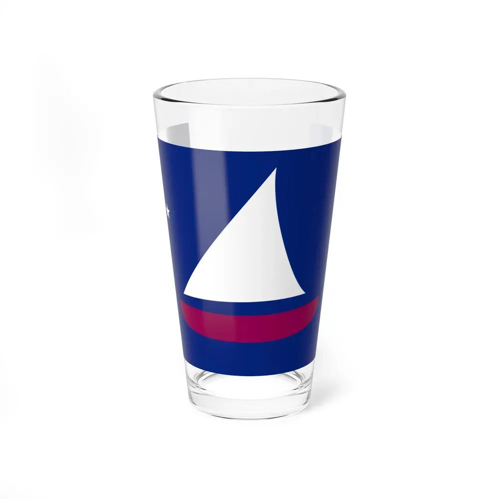 Flag of Sonsorol Palau - Pint Glass 16oz 16oz - Go Mug Yourself