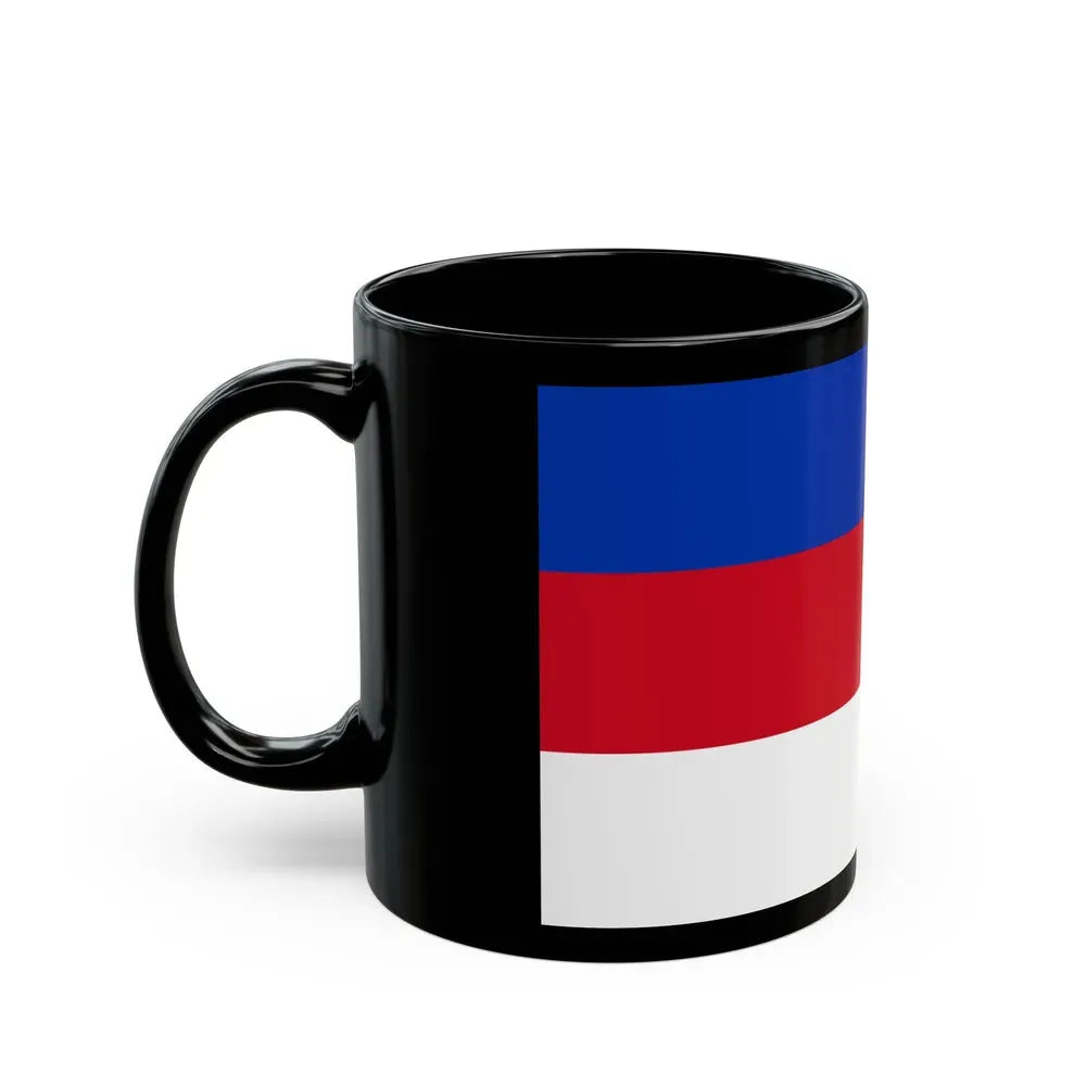 Flag of Sorbs Germany - Black Coffee Mug - Go Mug Yourself