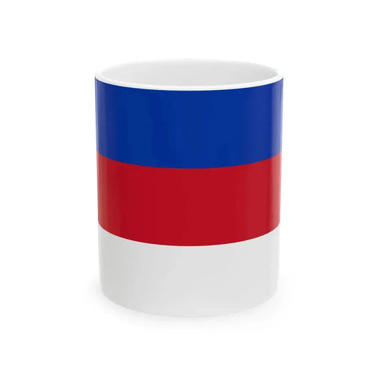 Flag of Sorbs (Germany) White Coffee Mug 11oz - Go Mug Yourself