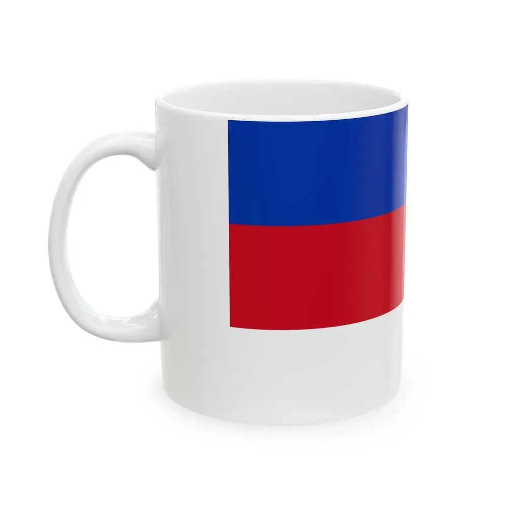 Flag of Sorbs Germany - White Coffee Mug - Go Mug Yourself