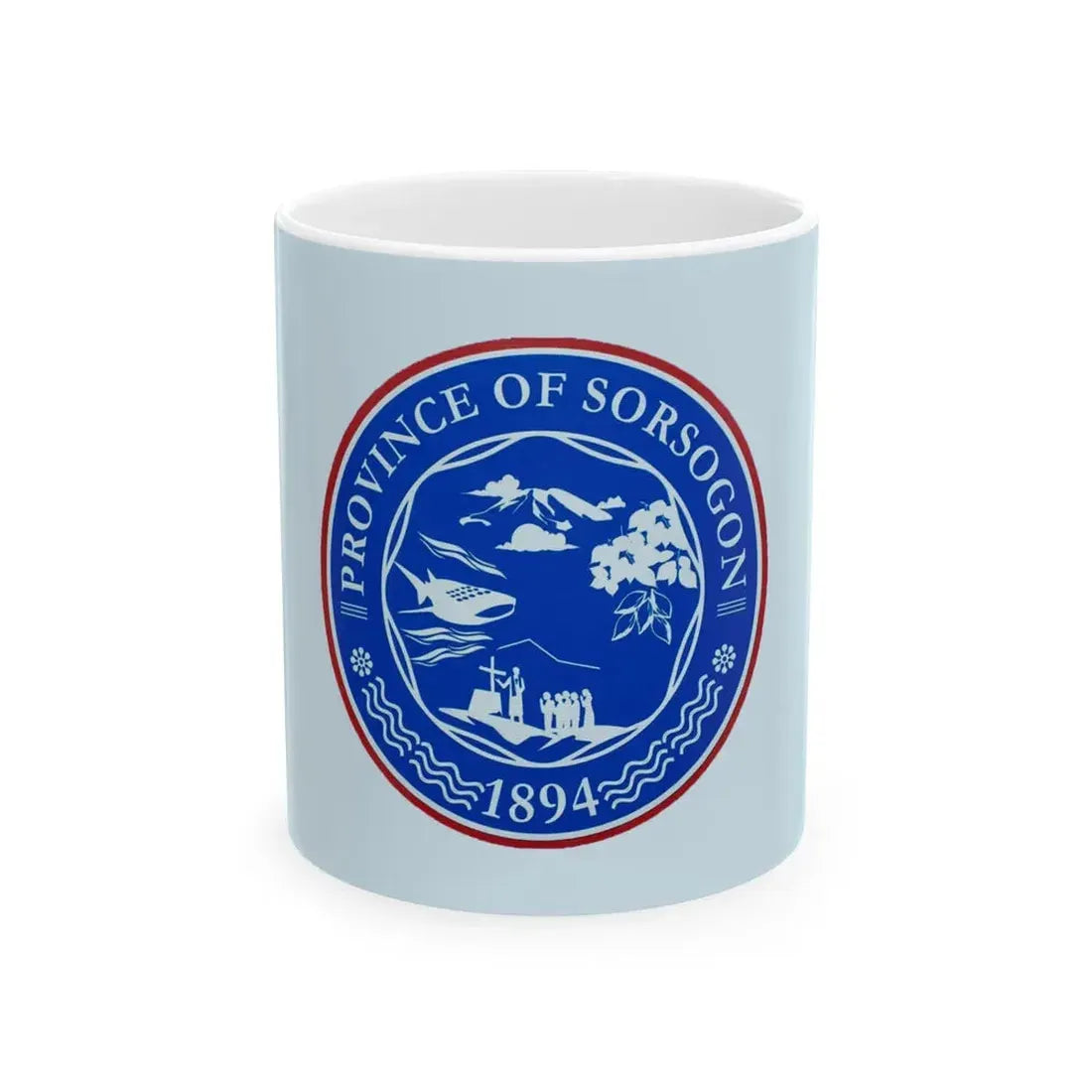 Flag of Sorsogon (Philippines) White Coffee Mug 11oz - Go Mug Yourself