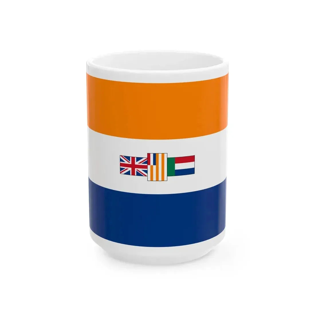 Flag of South Africa 1928-1982 (Namibia) White Coffee Mug 15oz - Go Mug Yourself