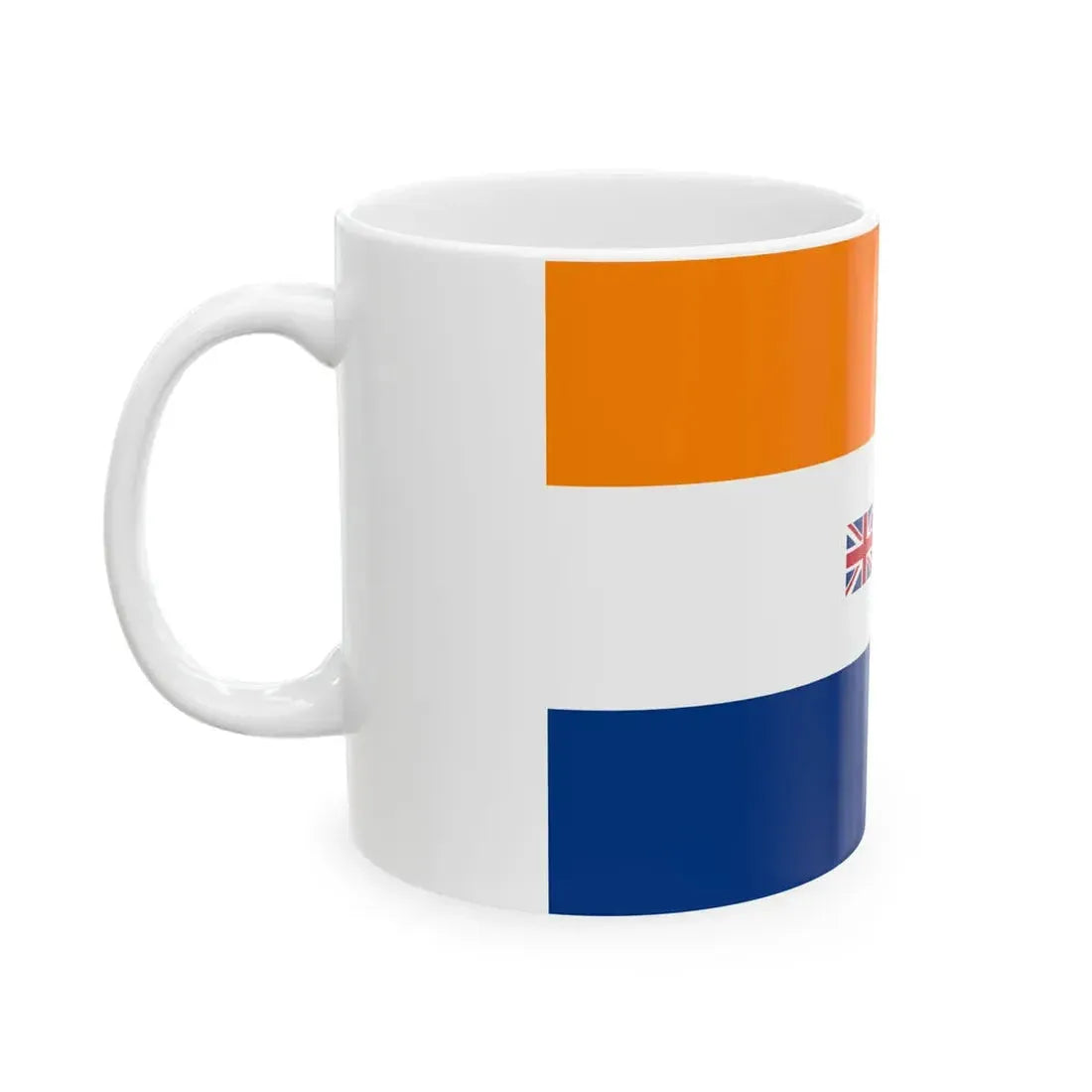 Flag of South Africa 1928-1982 without borders (Namibia) White Coffee Mug - Go Mug Yourself