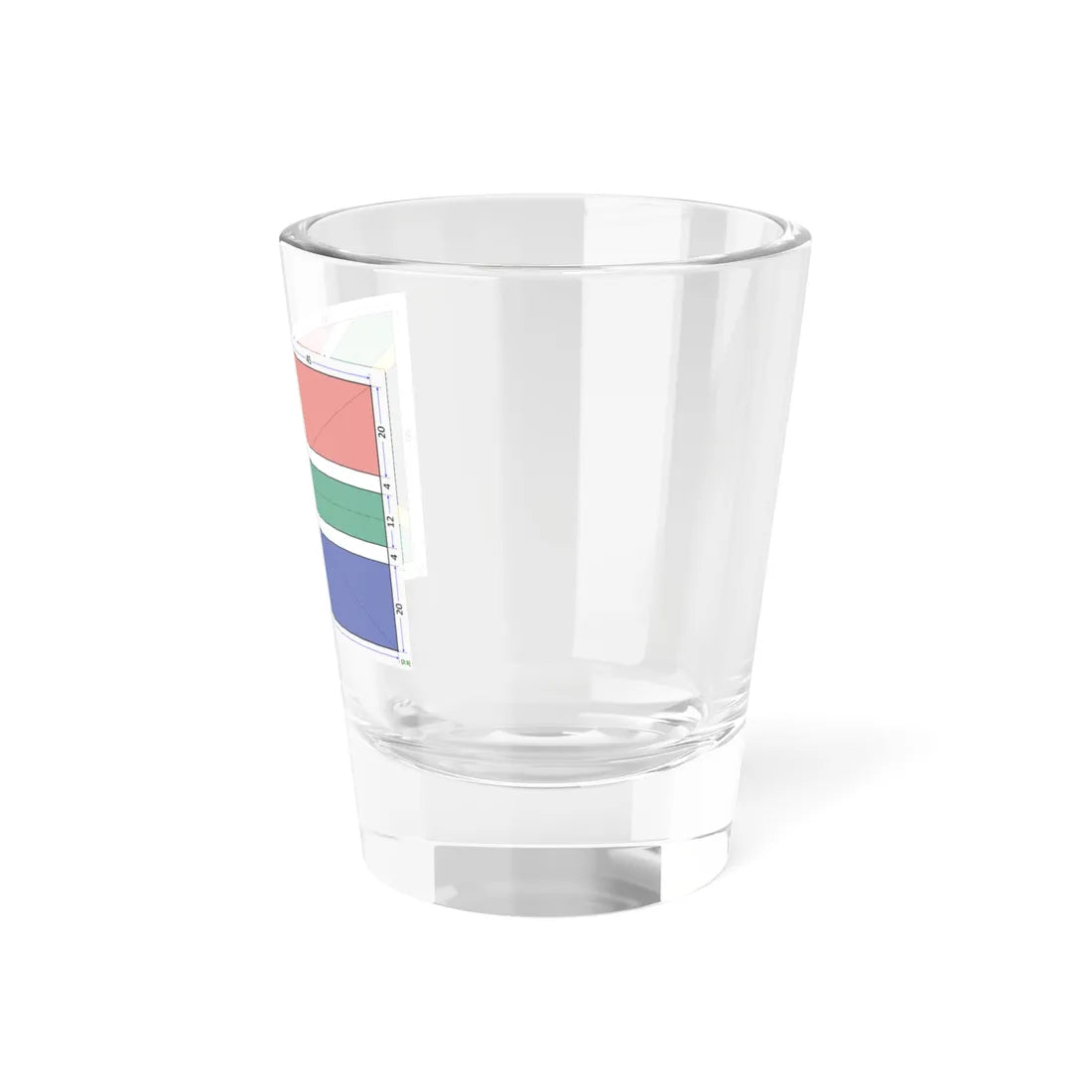 Flag of South Africa construction sheet (South Africa) Shot Glass 1.5oz - Go Mug Yourself