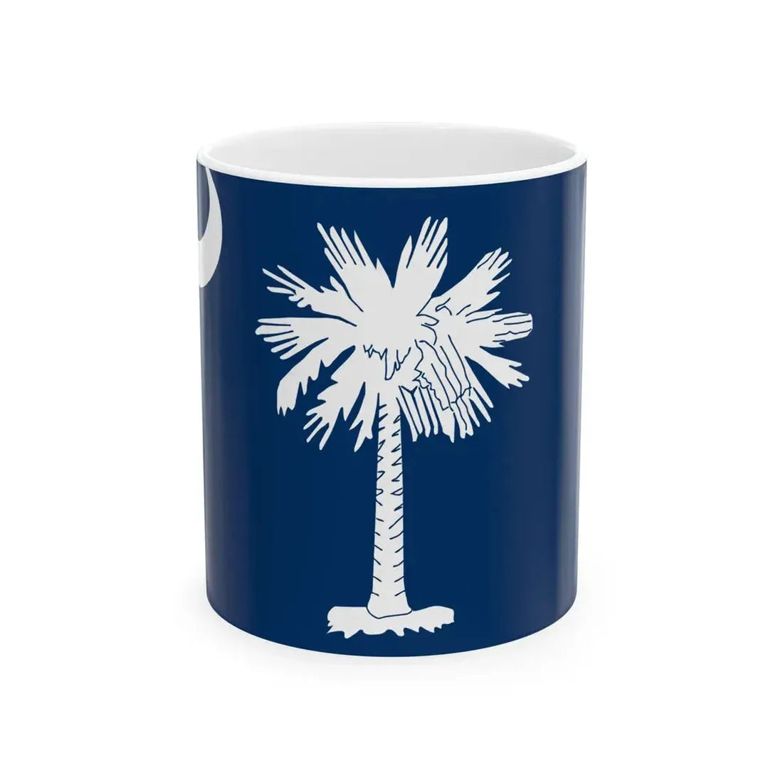 Flag of South Carolina 1861-1910 (United States) White Coffee Mug 11oz - Go Mug Yourself
