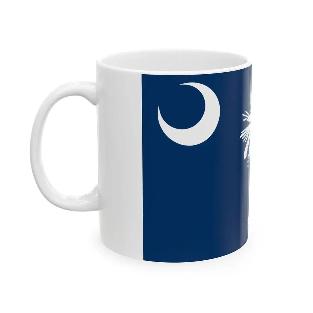 Flag of South Carolina 3-2 (United States) White Coffee Mug - Go Mug Yourself