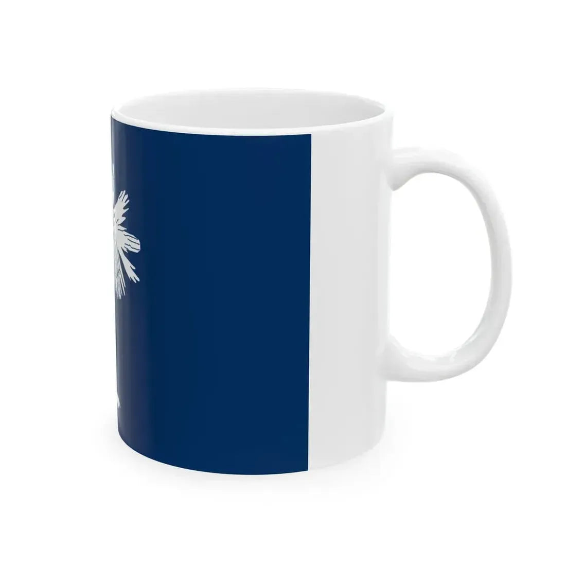 Flag of South Carolina 3-2 (United States) White Coffee Mug - Go Mug Yourself