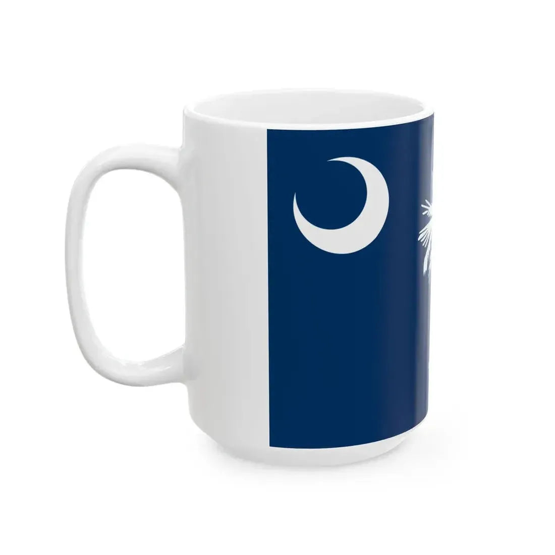 Flag of South Carolina 3-2 (United States) White Coffee Mug - Go Mug Yourself