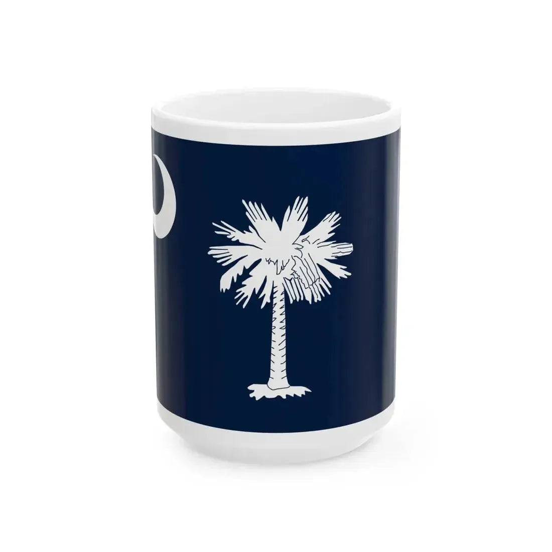 Flag of South Carolina (United States) White Coffee Mug 15oz - Go Mug Yourself