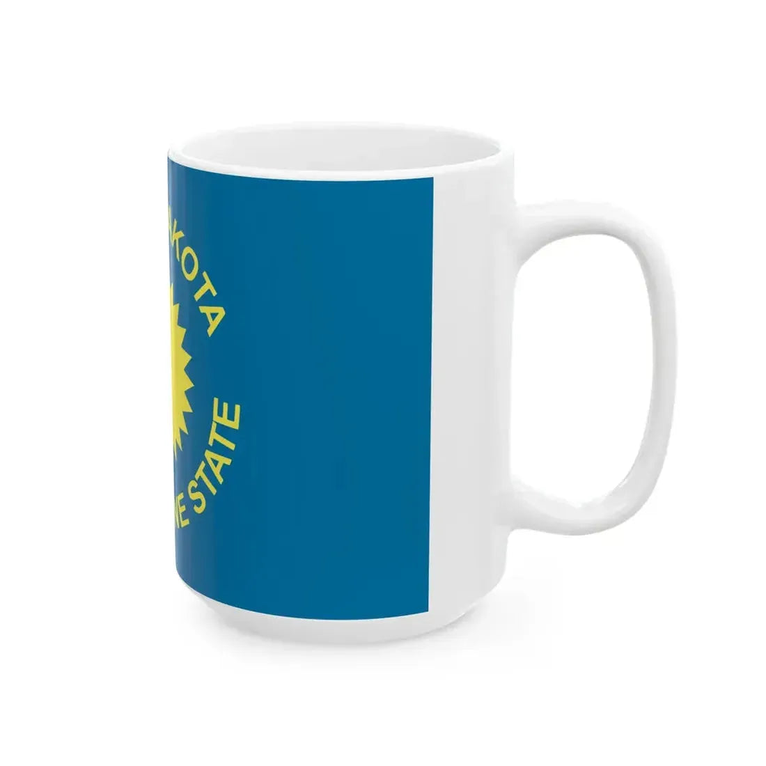 Flag of South Dakota 1909-1963 (United States) White Coffee Mug - Go Mug Yourself
