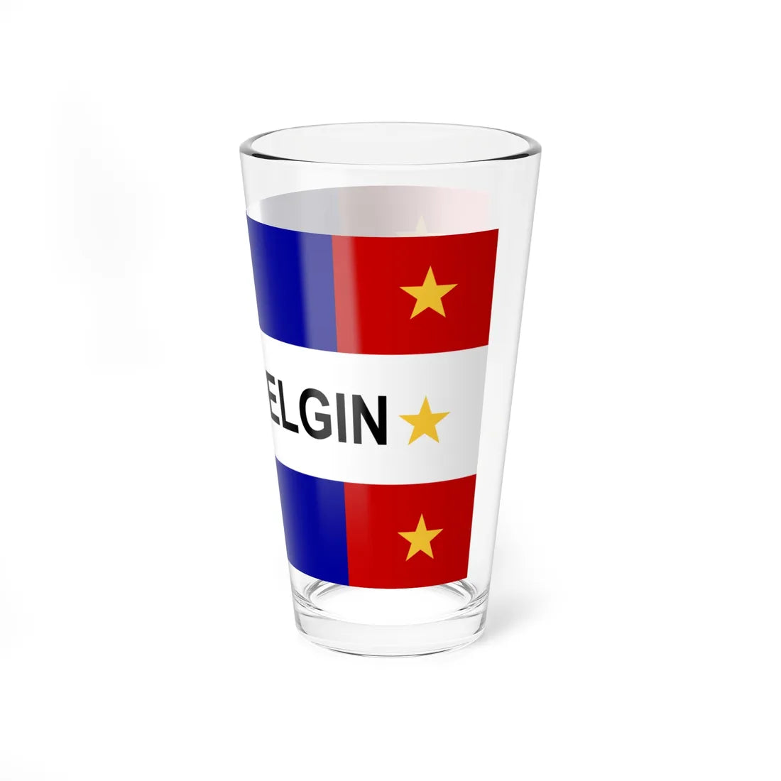 Flag of South Elgin Illinois (United States) Pint Glass 16oz - Go Mug Yourself