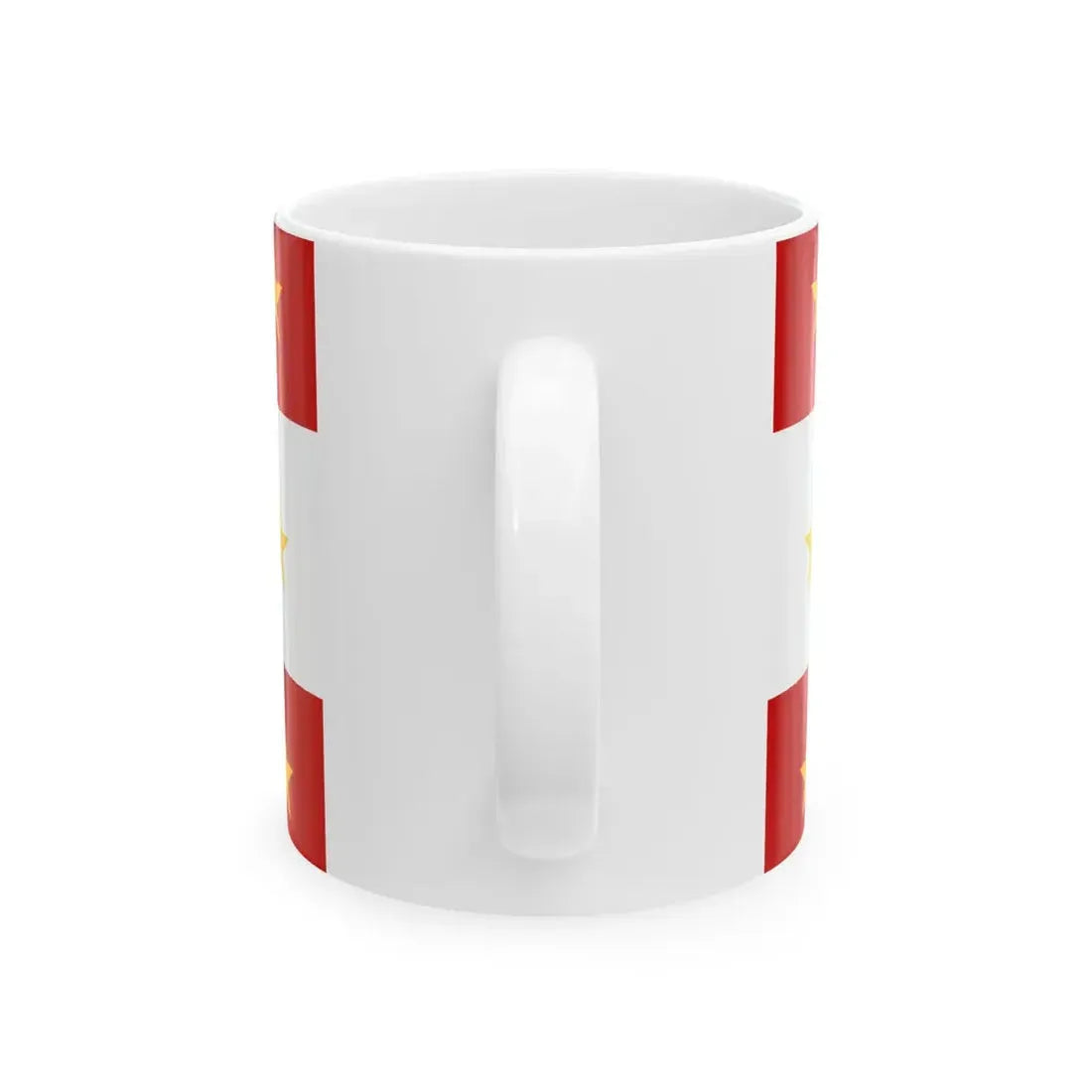 Flag of South Elgin Illinois (United States) White Coffee Mug - Go Mug Yourself