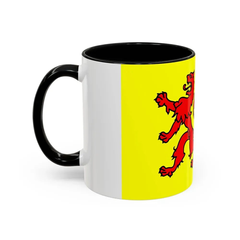 Flag of South Holland Netherlands - Accent Coffee Mug - Go Mug Yourself