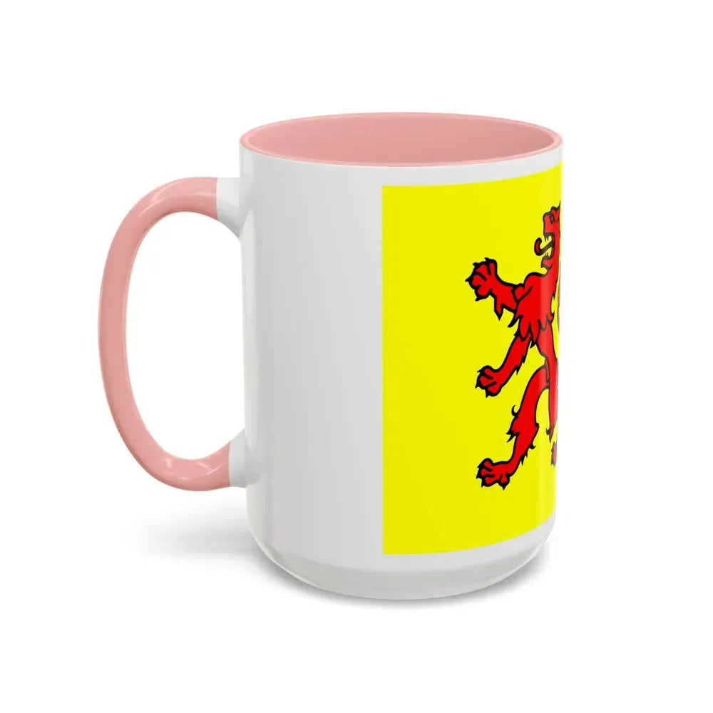 Flag of South Holland Netherlands - Accent Coffee Mug - Go Mug Yourself
