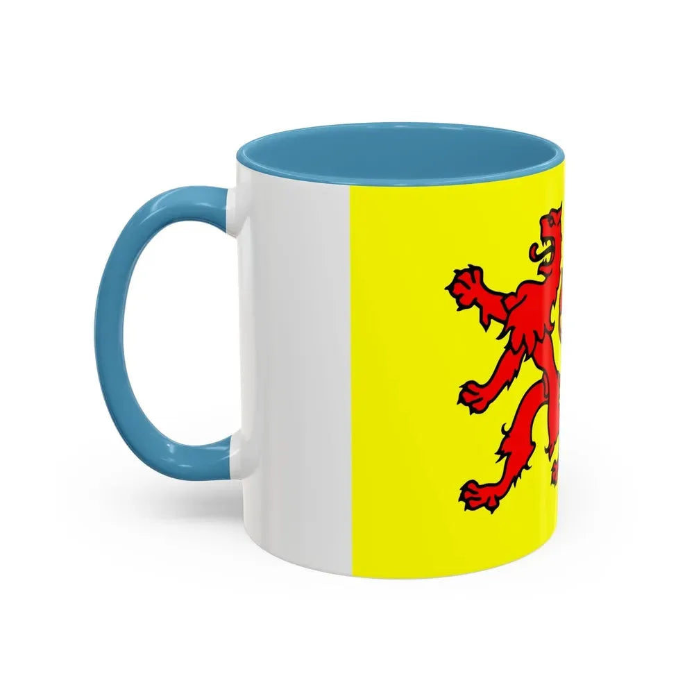 Flag of South Holland Netherlands - Accent Coffee Mug - Go Mug Yourself