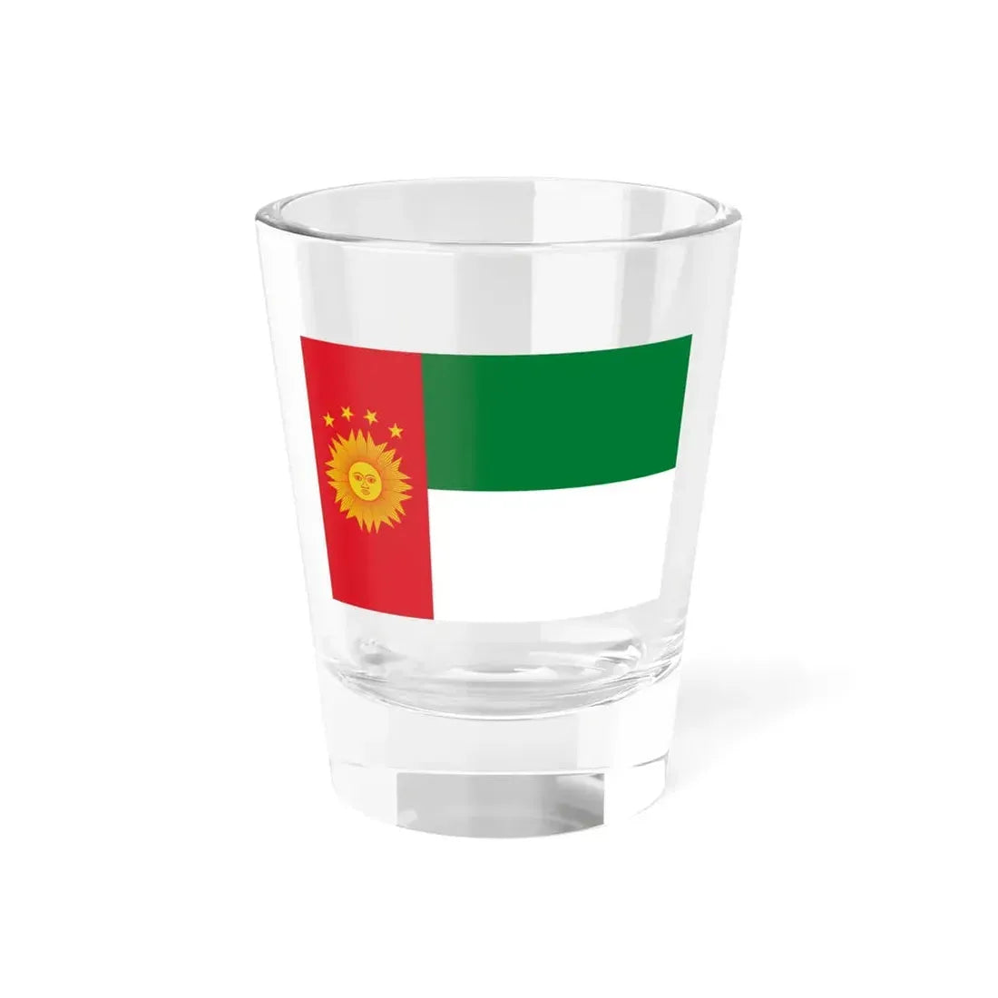 Flag of South Peru (Peru) Shot Glass 1.5oz 1.5oz - Go Mug Yourself