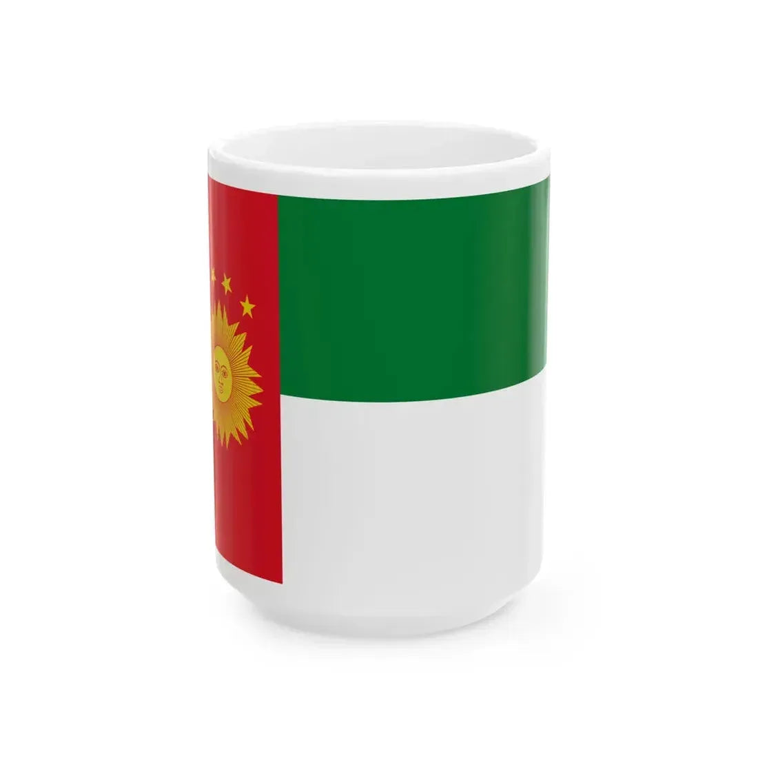 Flag of South Peru (Peru) White Coffee Mug 15oz - Go Mug Yourself