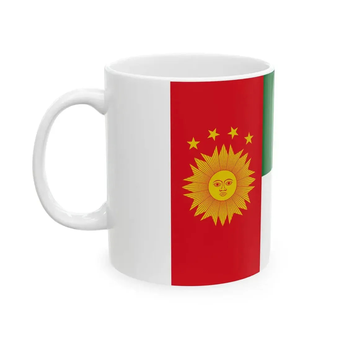 Flag of South Peru (Peru) White Coffee Mug - Go Mug Yourself