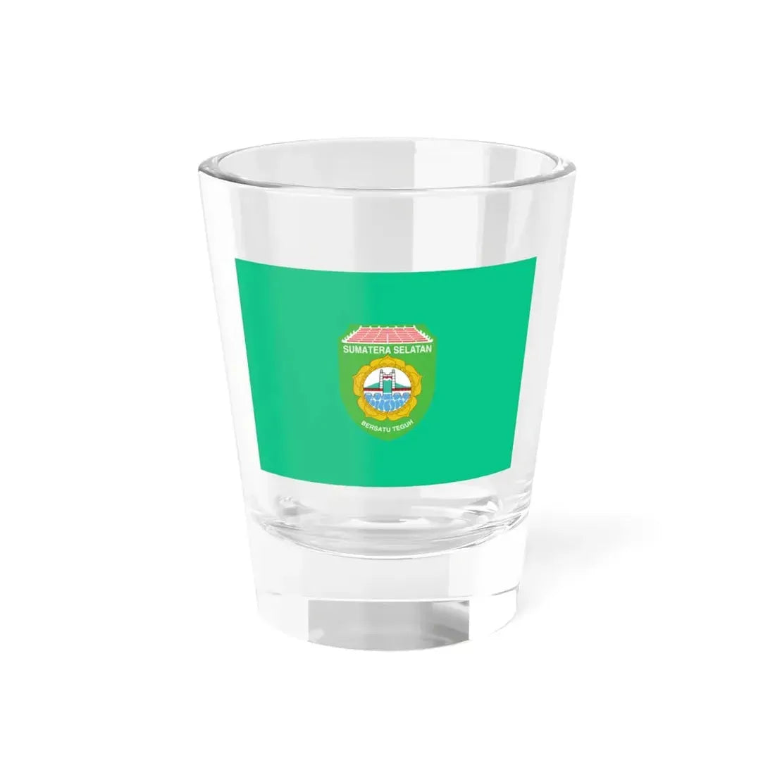 Flag of South Sumatra Indonesia - Shot Glass 1.5oz 1.5oz - Go Mug Yourself