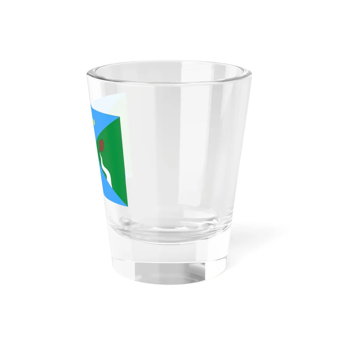 Flag of South-West district in Moscow (Russia) Shot Glass 1.5oz - Go Mug Yourself