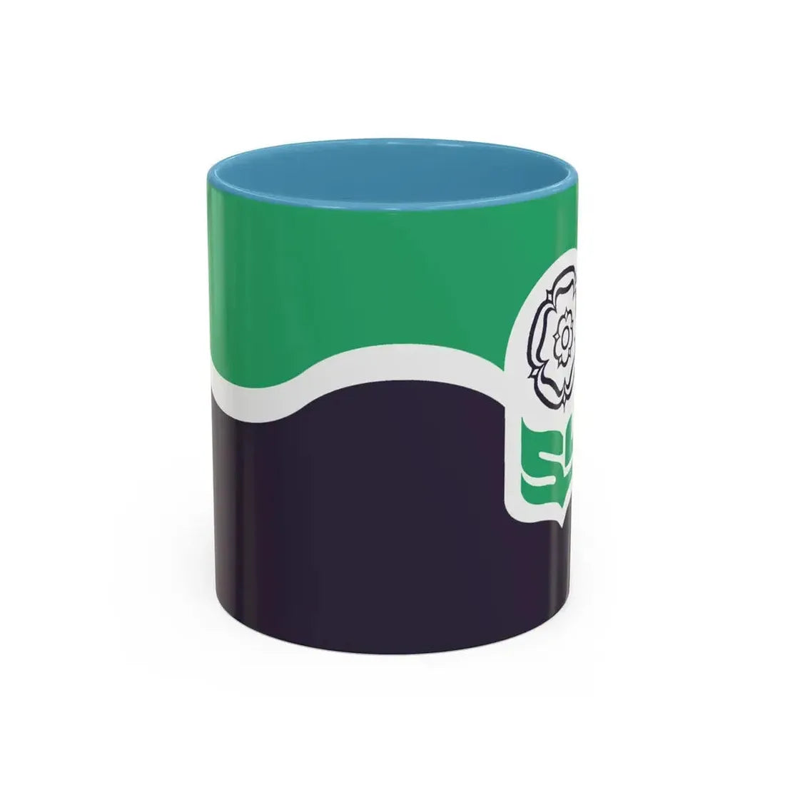 Flag of South Yorkshire UK - Accent Coffee Mug 11oz Light Blue - Go Mug Yourself