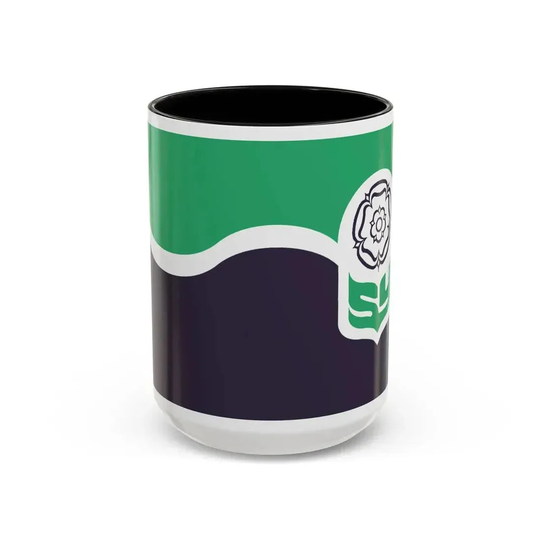 Flag of South Yorkshire UK - Accent Coffee Mug 15oz Black - Go Mug Yourself