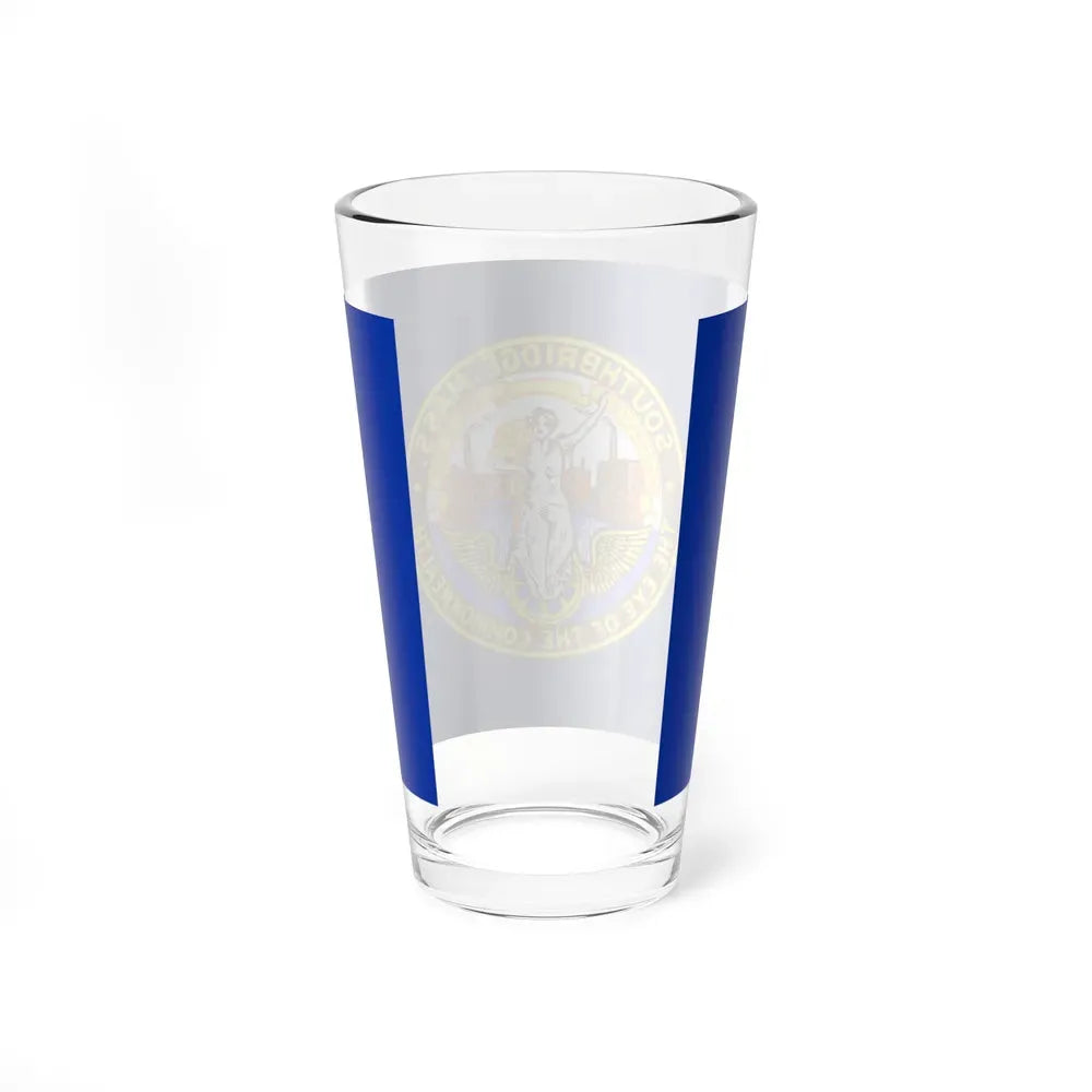Flag of Southbridge, Massachusetts - Pint Glass 16oz - Go Mug Yourself