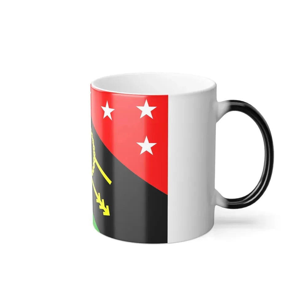 Flag of Southern Highlands Province Papa New Guinea - Color Changing Coffee Mug - Go Mug Yourself