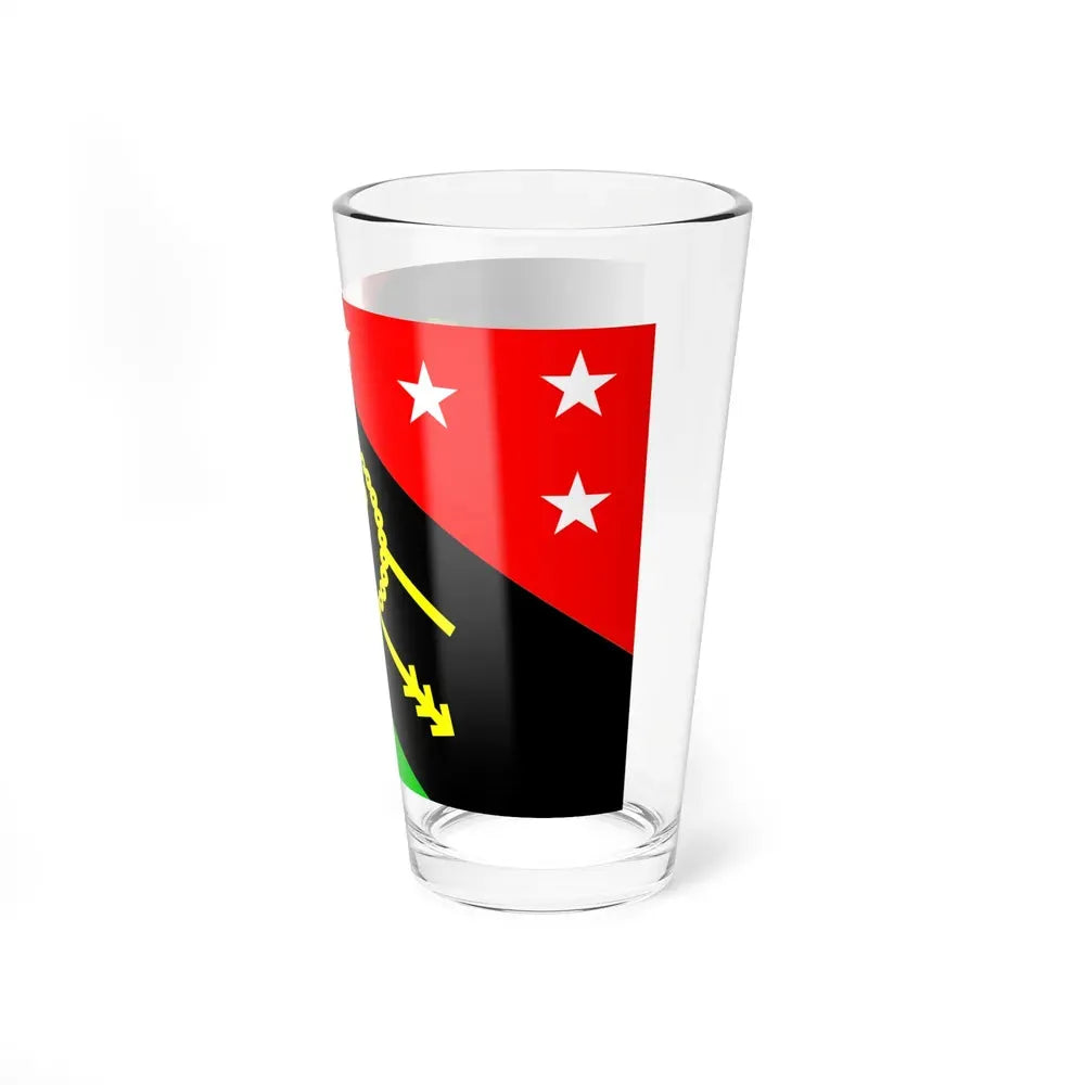 Flag of Southern Highlands Province Papa New Guinea - Pint Glass 16oz - Go Mug Yourself