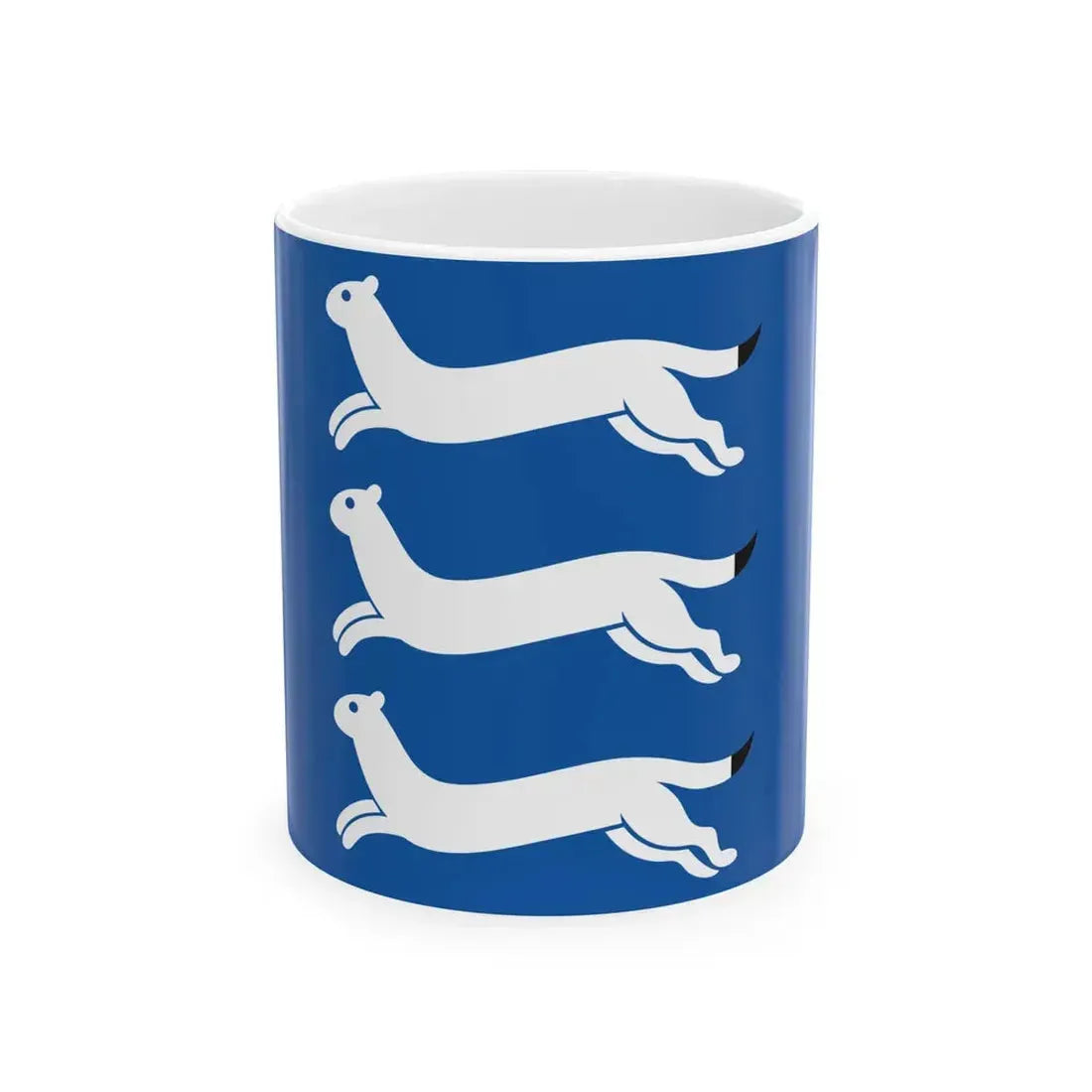 Flag of Southern Ostrobothnia (Finland) White Coffee Mug 11oz - Go Mug Yourself