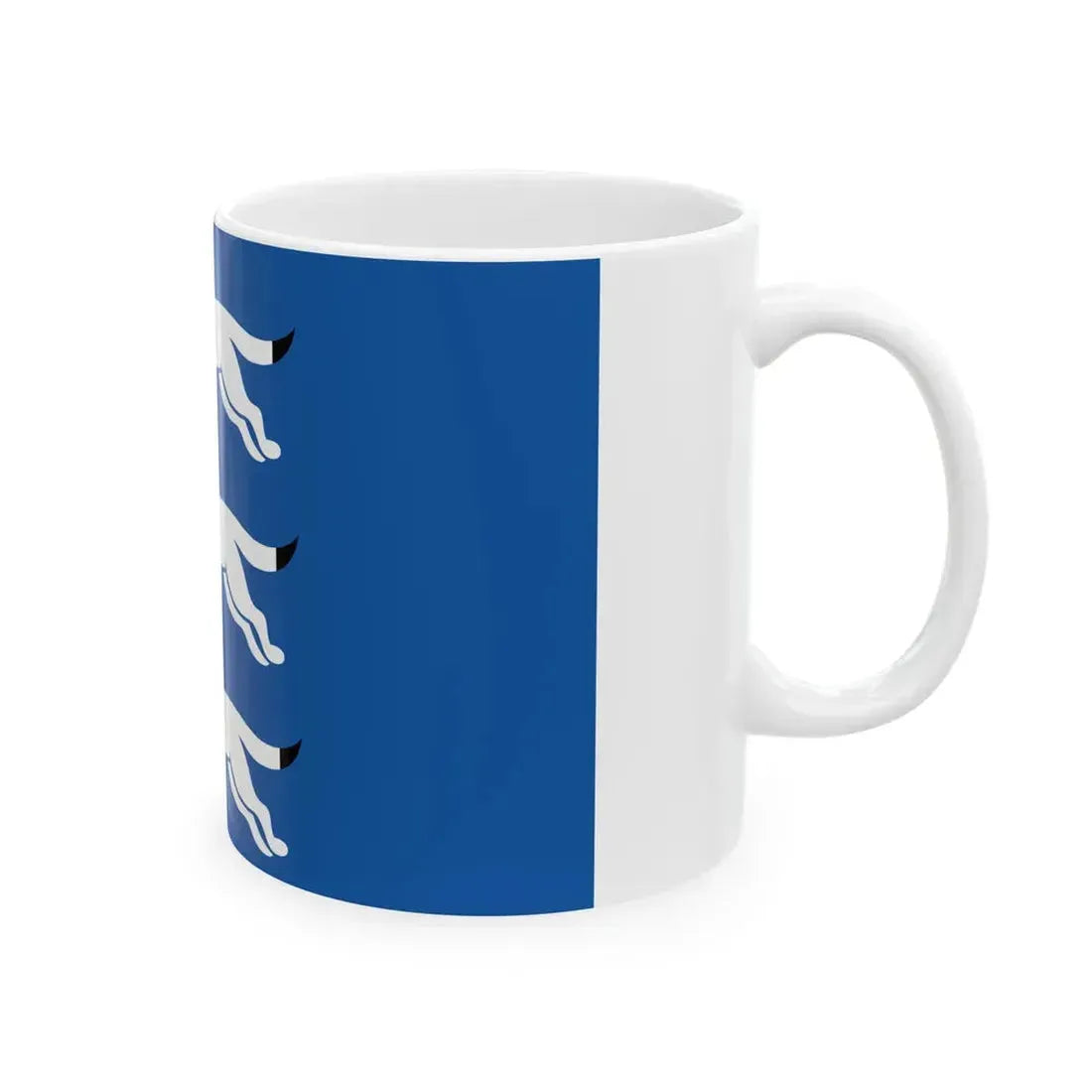 Flag of Southern Ostrobothnia (Finland) White Coffee Mug - Go Mug Yourself