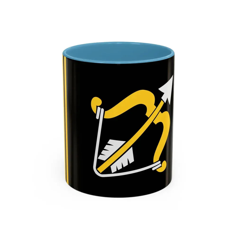 Flag of Southern Savonia Finland - Accent Coffee Mug 11oz Light Blue - Go Mug Yourself